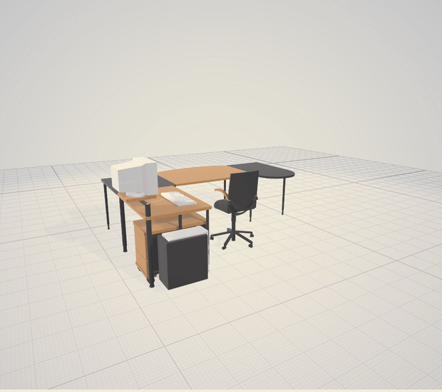 3d  デスク