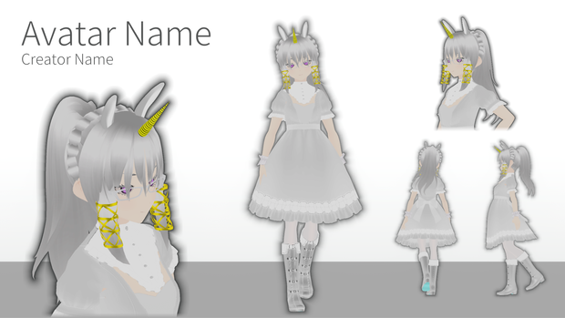 BLACKSOULS2.白の一角獣ユニス.White Unicorn Unis
