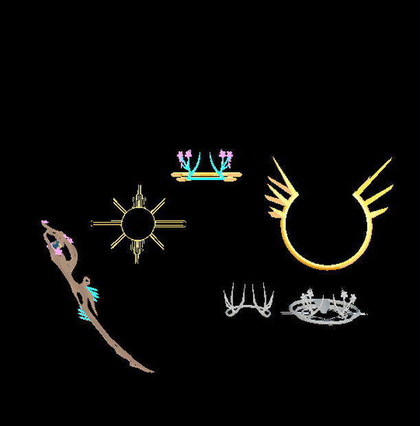 (3Dモデル)鹿_リング
