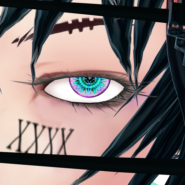 【VRoid用】起点眼　Kiten_eye