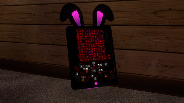 Bunny Tablet skin - made for the Terror Tablet by YoBro