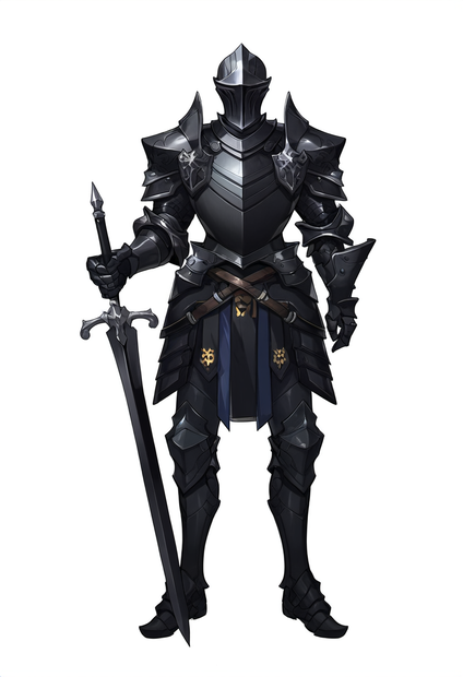 暗黒騎士の立ち絵