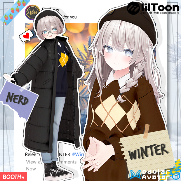 【Plum  update】【PB】『Nerd Winter』【13 Avatars】