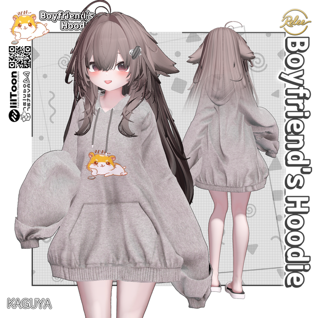 🎉KAGUYA Update🎉【PB】Boyfriend's Hoodie【22 Avatars】