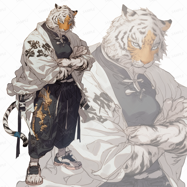【立ち絵_0207】白虎の街道師範