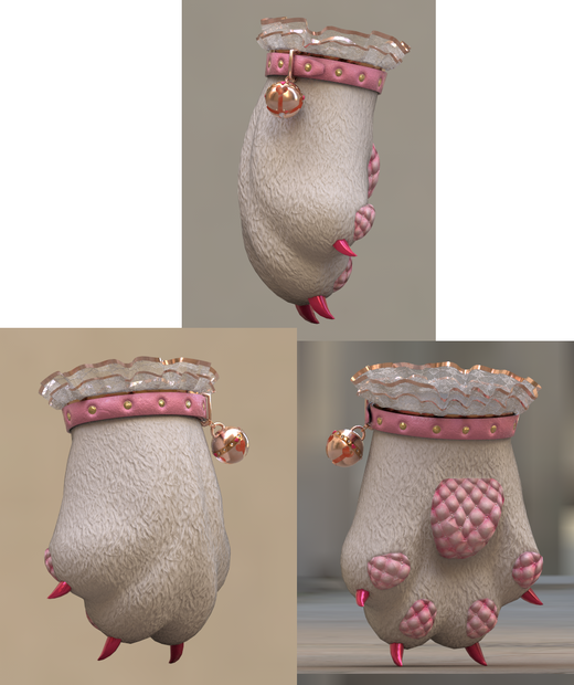 Cherish kitty paw and bell