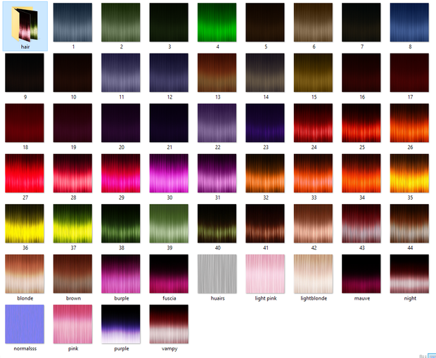 UPDATED texture hair pack