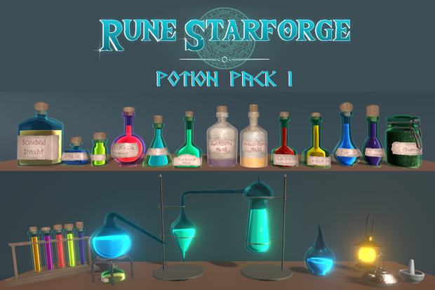 ルーン・スターフォージのポーションパック1｜Rune Starforge’s Potion Pack 1