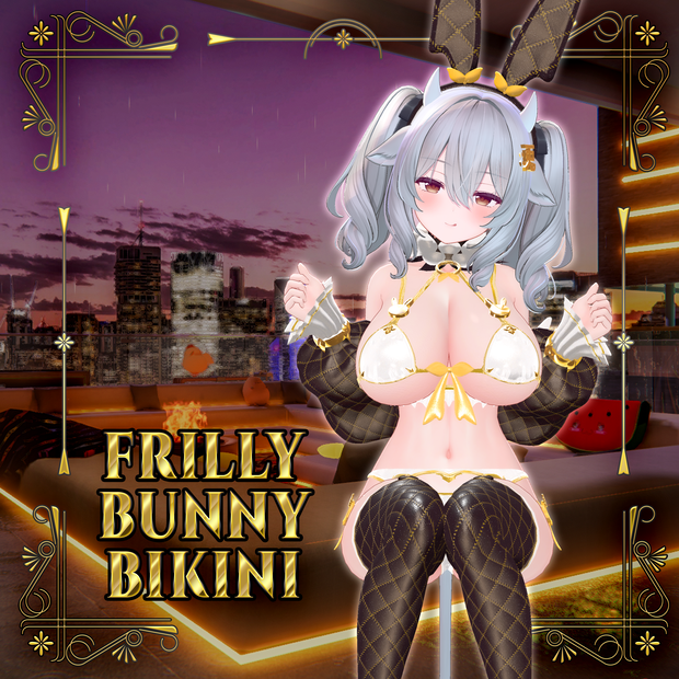 【7アバター対応】フリルバニービキニ ( Frilly Bunny Bikini ) VOL.2 (Ver1.0.2)