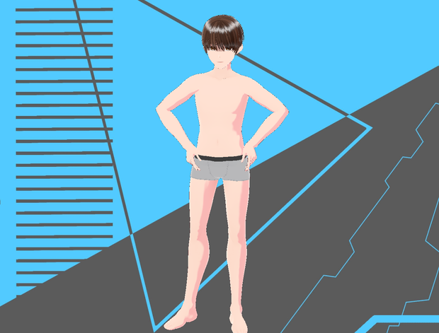 無料配布　モブ司【.vroid形式あり】