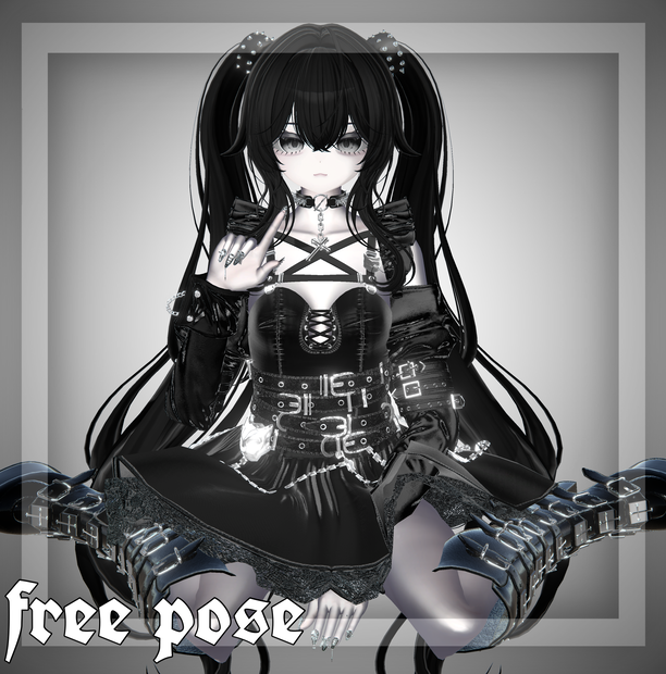 [無料/free] pose #3 (6個)