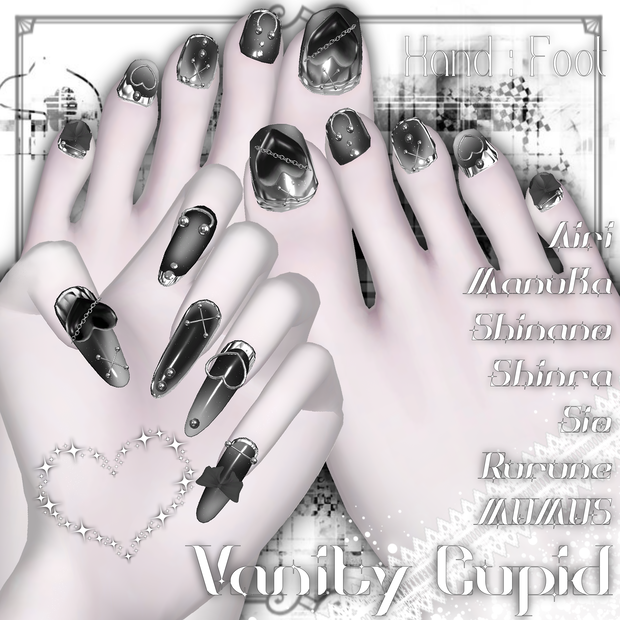 【8アバター対応】Vanity Cupid : Hand&Foot Set