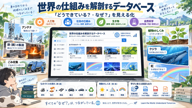 世界の仕組みを解剖するデータベース