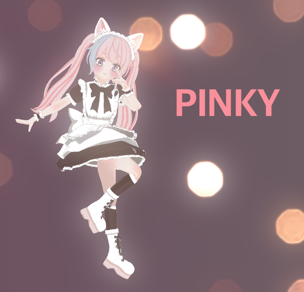 オリジナル3Dモデル 【Pinky】