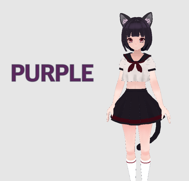 オリジナル3Dモデル 【Purple】