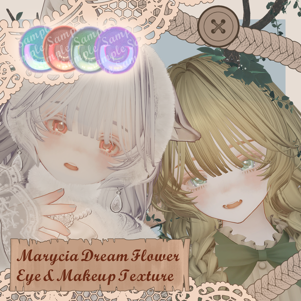 Marycia Dream Flower Eye & Makeup Texture