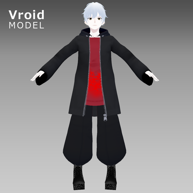 VRoid オリジナル3Dキャラクター　青嵐（seiran）
