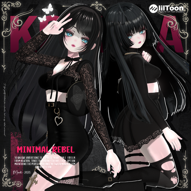 🔥 MINIMAL REBEL – 組み合わせ自在の洗練スタイル | Manuka対応 🖤