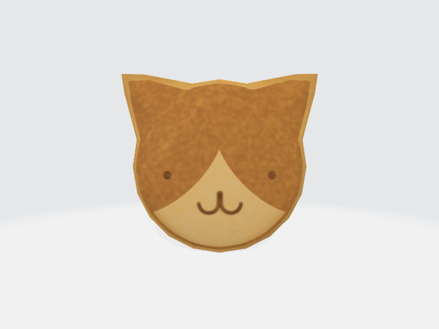 ねこのかたちのクッキー