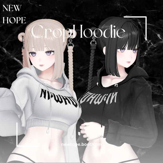 『森羅対応』CROP HOODIE FOR SHINRA #NEWHOPE