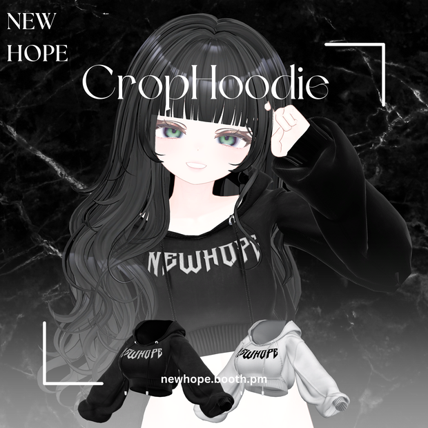 『マヌカ対応』CROP HOODIE FOR MANUKA #NEWHOPE
