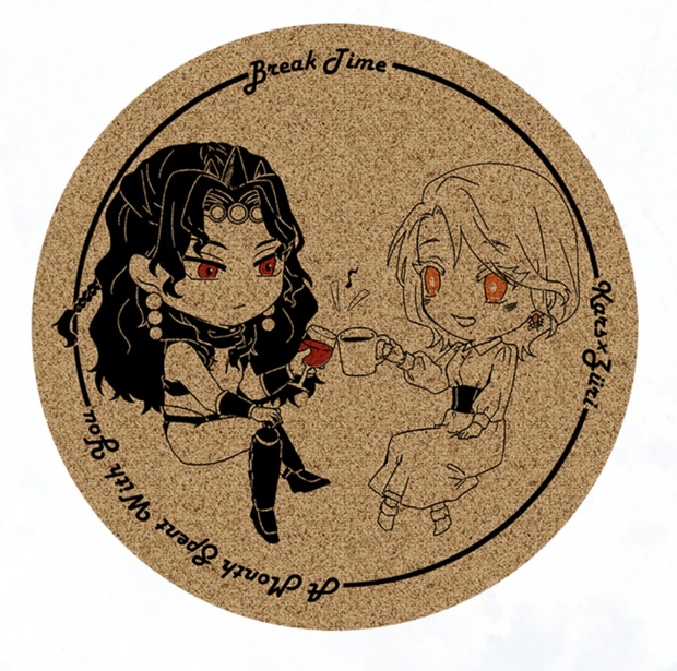 コルクコースター - おつきみドットコム - BOOTH