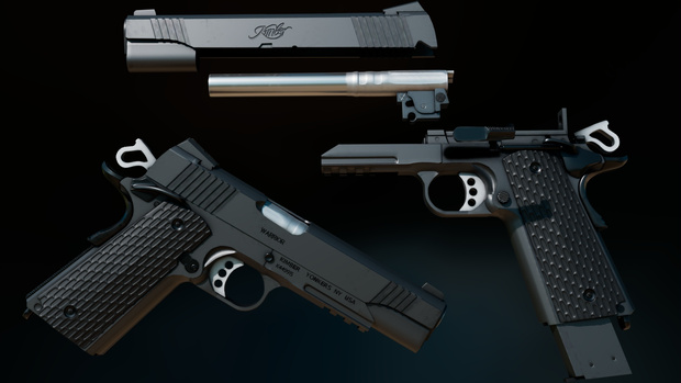真心こめて作りました。銃です。