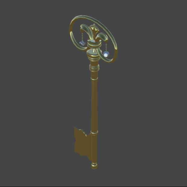 【VRchat】鍵　キー　武器　アクセサリー【FBX】
