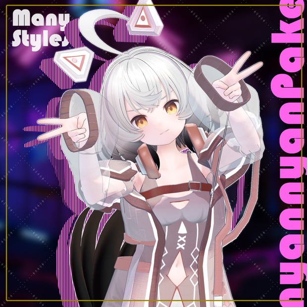 【シェーナ対応】にゃんにゃんぱーかー-nyannyanPaker-