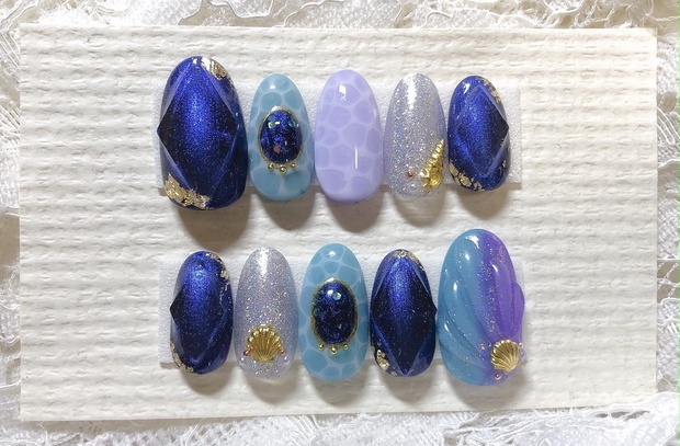 ツイステ オクタヴィネルイメージネイルチップ Riii Nail Booth