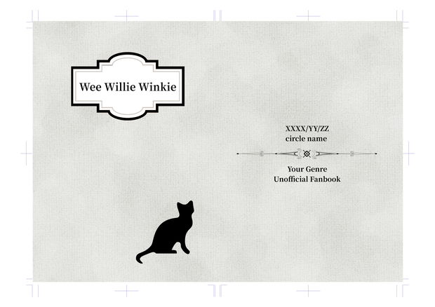 同人誌印刷用表紙　Cat