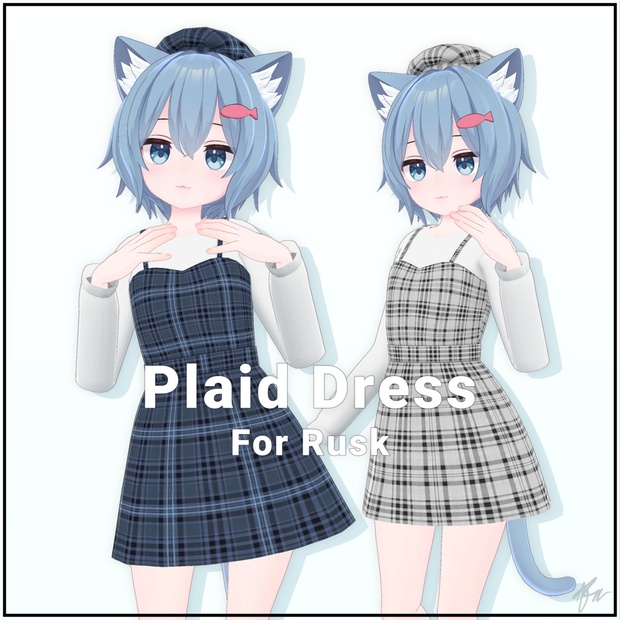 rusk-plaid-dress-for-rusk-amenbo-booth