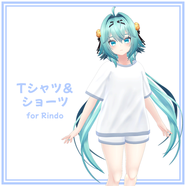 『竜胆 (Rindo)』 Tシャツ＆ショーツ Tshirt & Shorts