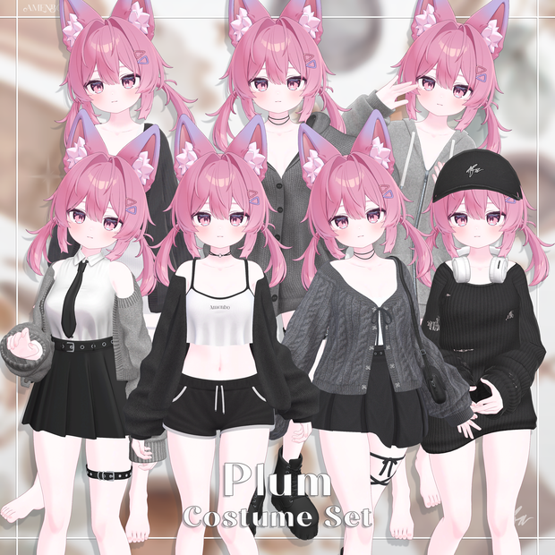 『プラム (Plum)』 Costume Set for Plum