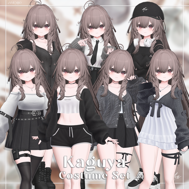 『輝夜 (Kaguya)』 Costume Set for Kaguya