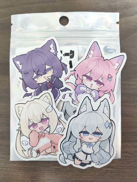 VRCアバターフレークシールセット【A】