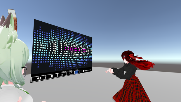 [VRCワールド] VRChat向け 音楽プレイヤー＋スペクトラムアナライザー