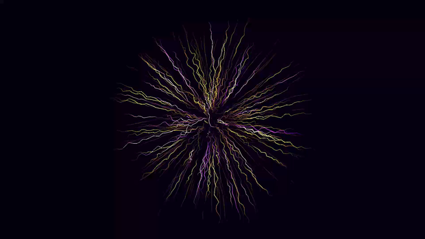 Unity VFX spark focus(集中する電撃)