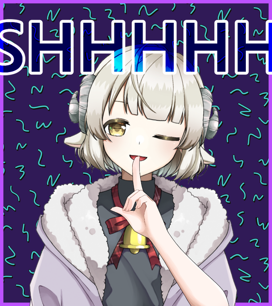 【フリー素材】SHHHH【手】