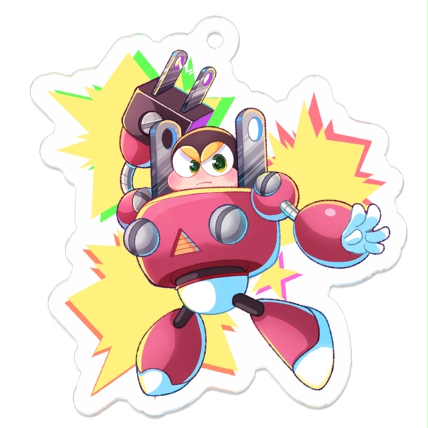 ロックマン フラッシュマン アクリルスタンド webくじ アクリル