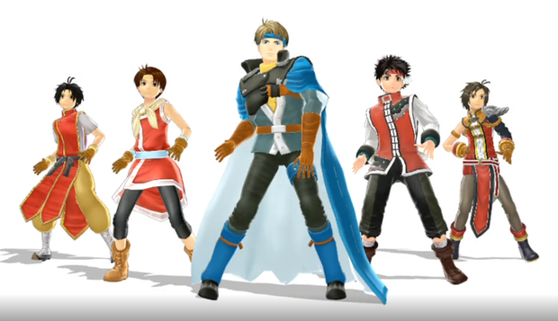 【幻水MMD+百英雄伝MMD】5体MMDモデル【無料配布用】