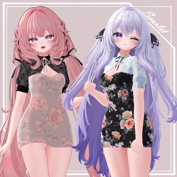 【Airi】GirlyTightOnepiece【VRChat】