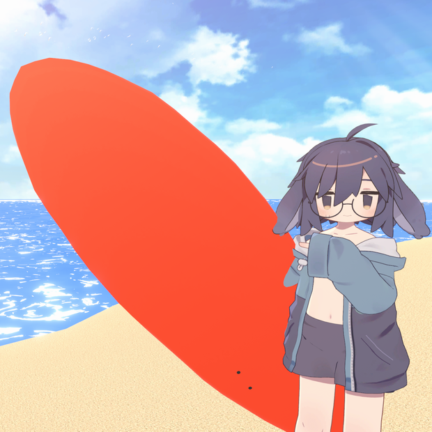 【無料】シンプルなサーフボード