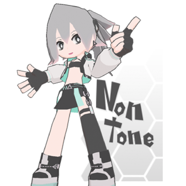 「Nontone」VRChat想定 オリジナル3Dモデル