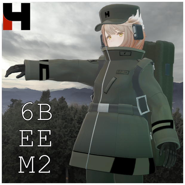【Elioska / Mie / しなの 対応】6BEEM2【VRChat想定衣装】