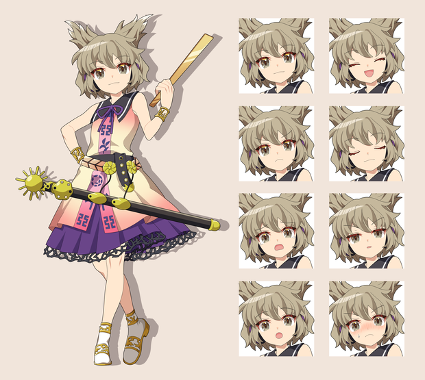 豊聡耳神子　立ち絵素材