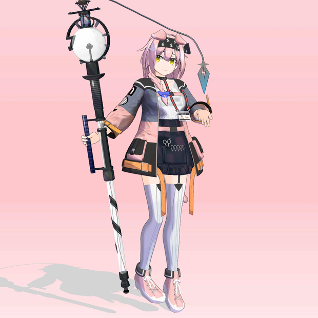 【無償頒布】MMDモデル／ゴールデングロー（二次創作）