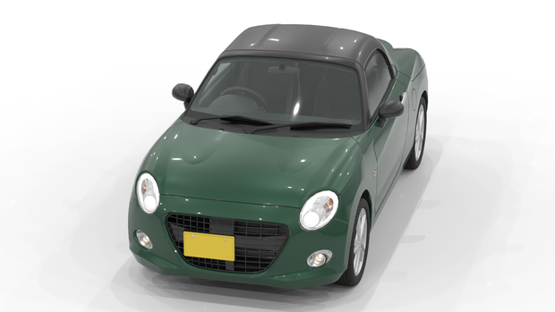 軽オープンカー 3Dモデル