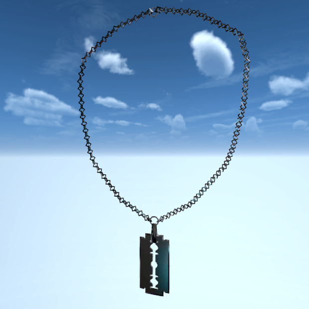 【VRChat想定】Razor Necklace