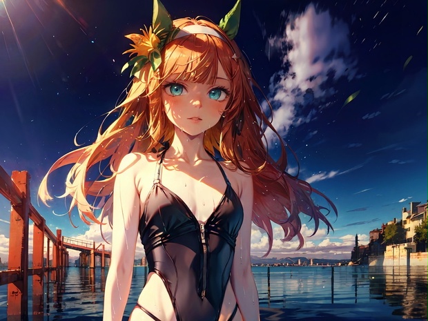 買い切り版】いろんな水着ウマ娘24枚セット (2) バカンス編2